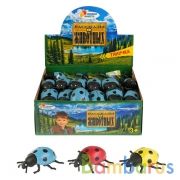 Игрушка пластизоль тянучка "Играем вместе" Божья коровка 9см, 3асс. в дисплее уп-24шт в кор.10уп | фото №0