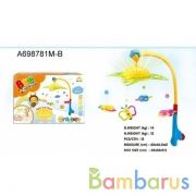 Погремушка муз. на подвеске, на бат. свет+звук в кор. в кор.12шт | фото №0