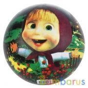 Мяч пвх 23 см "МАША и МЕДВЕДЬ", полноцвет, в сетке  ТМ "ИГРАЕМ ВМЕСТЕ" в кор.144шт | фото №0