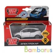 ТМ Технопарк. Машина металл. "ЭЛЕКТРОКАР" длина 10см, открыв двери, инерц. 6531W в кор. в кор.3*36шт | фото №0