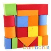 Мягкий конструктор "Играем Вместе" Союзмультфильм 25 дет. в пак. (русс. уп.) в кор.2*96шт | фото №0