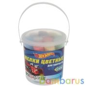 Мелки цветные асфальтовые для творчества, ХОТ ВИЛС 12 шт (6 цв), в ведре MultiArt в кор.24шт | фото №0