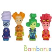 Игрушка пластизоль для ванны ФИКСИКИ КАПИТОШКА в кор.96шт | фото №0