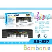 Электроорган  (220v/на бат.) с микрофоном, usb з/у в кор. в кор.2*24шт | фото №0