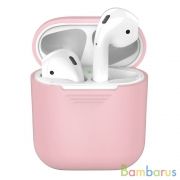Чехол силиконовый Deppa для AirPods (Розовый) | фото №0