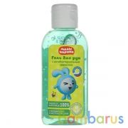 Детский гель МАЛЫШАРИКИ гигиенический 60мл антибактер витамин е, экстр алоэ МИЛАЯ ЛЕДИ в кор.20шт | фото №0