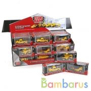 МАШИНА "ТЕХНОПАРК" МЕТАЛЛ. СПЕЦТЕХНИКА СТРОЙКА В АССОРТ. 1:72 В КОР. В ДИСПЛЕЕ УП-36ШТ в кор.2*4уп | фото №0