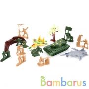 Набор солдатиков военные ИГРАЕМ ВМЕСТЕ в кор.2*96шт | фото №0