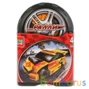 КОНСТРУКТОР "ГОРОД МАСТЕРОВ" РАЛЛИ: СПОРТКАР, 60дет. в банке (русс. уп.) в кор.72шт | фото №0