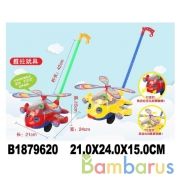 Каталка с ручкой, в ассорт. в пак. в кор.2*36шт | фото №0