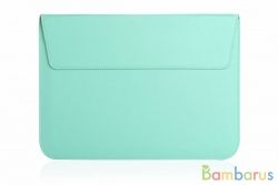 Конверт-чехол кожаный Gurdini для Macbook 15" (Мятный) | фото №0