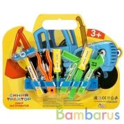 Набор инструментов "Синий Трактор" блистер, 21*28*2см ТМ "ИГРАЕМ ВМЕСТЕ" в кор.2*120шт | фото №0