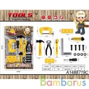 Набор строит инструментов на карт. в кор.2*60шт | фото №0