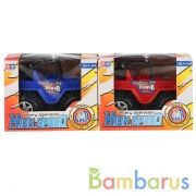 Машина-перевертыш на бат. цвет в ассорт. V-144 в кор. 12*9*9см в кор.2*96шт | фото №0