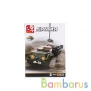 КОНСТРУКТОР ПЛАСТ. 8-В-1 МАШИНА С ФИГУРКОЙ, 83ДЕТ. В РУСС. КОР. в кор.72шт | фото №0