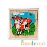 НАБОР ИЗ 9-И КУБИКОВ "ДОМАШНИЕ ЖИВОТНЫЕ" в кор.27наб | фото №0