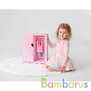 ШКАФ С ДИЗАЙНЕРСКИМ ЦВЕТОЧНЫМ ПРИНТОМ (КОЛЛЕКЦИЯ "DIAMOND PRINCESS" РОЗОВЫЙ)  в кор.4шт | фото №0