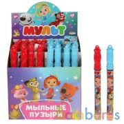 Мыльные пузыри МУЛЬТ 60мл, в колбе 27см в дисплее Играем вместе уп-48шт в кор.3уп | фото №0