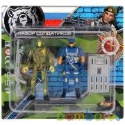 Набор солдатик с оружием блистер, 20*18*3см ИГРАЕМ ВМЕСТЕ в кор.2*80шт | фото №0