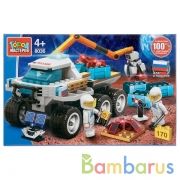 Конструктор "Город мастеров" марсоход, с фигурками, 170дет. в русс. кор. в кор.36шт | фото №0