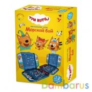 Настольная игра морской бой, ТРИ КОТА , в кор. ИГРАЕМ ВМЕСТЕ в кор.2*36шт | фото №0
