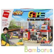 Конструктор пласт. магазин игрушек с фигурками, 461дет. в кор. в кор.12шт | фото №0