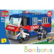 Конструктор побег из МАШИНЫ спецназа, 155 дет. Город мастеров в кор.36шт | фото №0