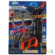 Набор оружия ПОЛИЦИЯ блист.18,2*26,9*5см ИГРАЕМ ВМЕСТЕ в кор.2*144шт | фото №0