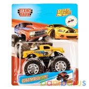 ДЖИП "ТЕХНОПАРК" МЕТАЛЛ. 9СМ, ЦВЕТ В АССОРТ. НА БЛИСТЕРЕ (РУСС. УП.) в кор.2*120шт | фото №0