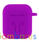 Чехол силиконовый для наушников Apple AirPods (Фиолетовый) | фото №0