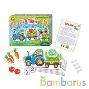 ИГРА НА ЛИПУЧКАХ. "СЧИТАЙ-КА ОВОЩИ" в кор.15шт | фото №0