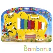 МЕТАЛЛОФОН "СЛОН" В БЛИСТЕРЕ в кор.10шт | фото №0