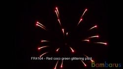 fr4164 RED COCO GREEN GLIT.PIST. 4"CE 4шт | фото №0