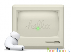 Чехол Elago для AirPods Pro Unique AW3 Retro design Silicone case (Белый) | фото №0