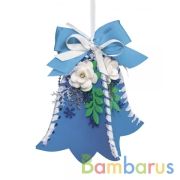 НАБОР ДЛЯ ТВОРЧЕСТВА КОЛОКОЛЬЧИК ИЗ FOM EVA СИНИЙ в кор.10шт | фото №0