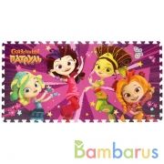 Коврик-пазл Сказочный патруль 8 сегментов, каждый 31.5*31.5см в пак. "Играем вместе" в кор.12шт | фото №0