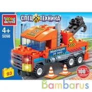 Конструктор ЭВАКУАТОР, 93 дет. Город мастеров в кор.80шт | фото №0