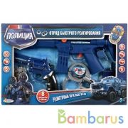 НАБОР ОРУЖИЯ "ИГРАЕМ ВМЕСТЕ" ПОЛИЦИЯ В РУСС. КОР. 42*28*4,5СМ в кор.2*12шт | фото №0