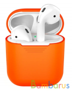 Чехол силиконовый Deppa для AirPods (Оранжевый) | фото №0