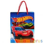ПАКЕТ ПОДАРОЧНЫЙ "ИГРАЕМ ВМЕСТЕ" HOT WHEELS. 18X23X9СМ, ГЛЯНЦЕВЫЙ В ПАК. УП-12ШТ в кор.12уп | фото №0