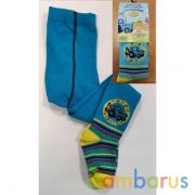 Колготки детские Синий ТРАКТОР для мальчика  р-р 110-116 в кор.15шт | фото №0