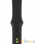 Ремешок Sportband для Apple Watch 38/40mm силиконовый (Черный) | фото №0
