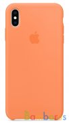 Чехол для Apple iPhone XS Silicon Case Protect (Свежая папайя) | фото №0