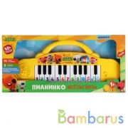 Пианинко веселые нотки Ми-ми-мишки 50 песен,стихов,звуков.звуки пианино.кор.бат. Умка в кор.60шт | фото №0