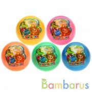 Мяч 23см Союзмультфильм "ЧЕБУРАШКА" цвет в ассорт. в сетке ТМ "Играем вместе" в кор.144шт | фото №0