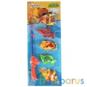 Игра рыбалка "МИМИМИШКИ" магнит, на карт. ТМ "ИГРАЕМ ВМЕСТЕ" в кор.2*36шт | фото №0