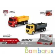 Машина металл. спецтранспорт инерц. свет+звук, цвет в ассорт. 6716 в кор. в кор.2*24шт | фото №0