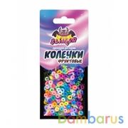 НАПОЛНЕНИЕ ДЛЯ СЛАЙМА "ФРУКТОВЫЕ КОЛЕЧКИ"  ТМ "SLIMER" в кор.30шт | фото №0