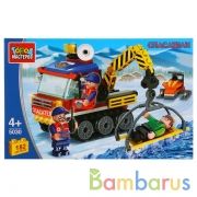 Игрушка конструктор "Город мастеров" вездеход горных спасателей, 182дет. в русс. кор. в кор.2*18шт | фото №0