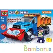 Конструктор УРАЛ некст снегоуборщик, 86 дет. Город мастеров в кор.2*18шт | фото №0